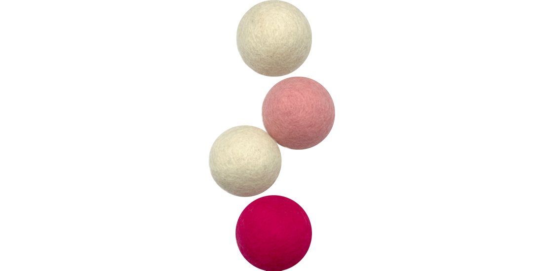 Aumüller Set di Palline in feltro di lana – Set…