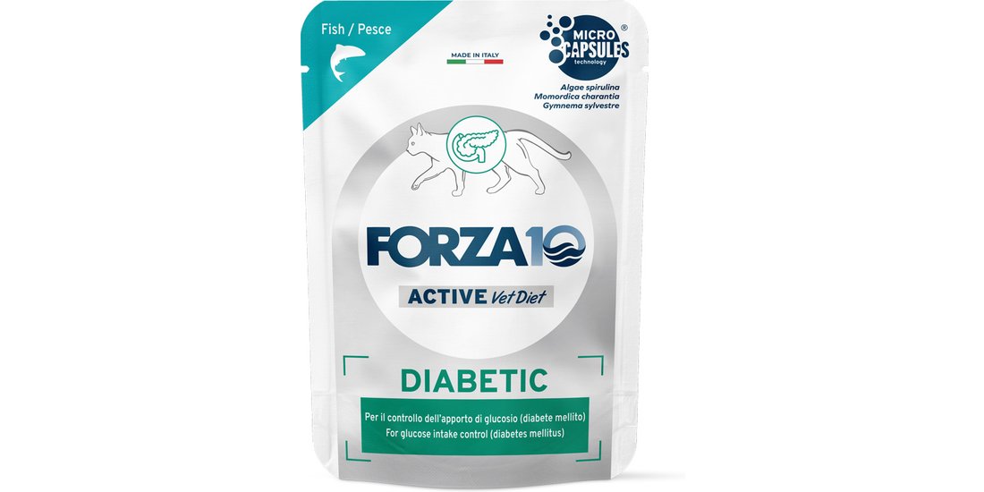 Forza10 Diabetic Active Vet Diet Pesce umido …