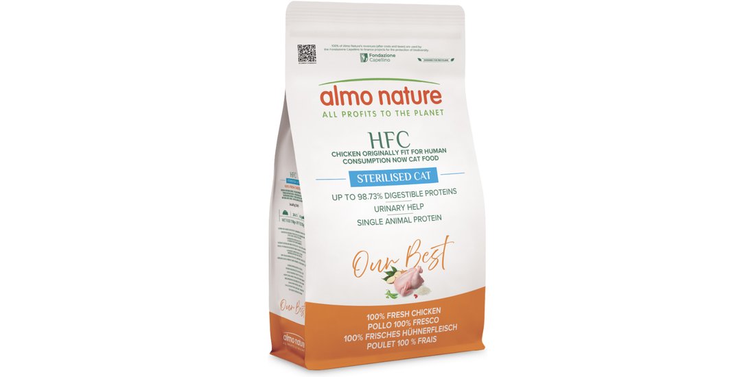 Almo Nature HFC Adult Sterilised Pollo – 12 kg…