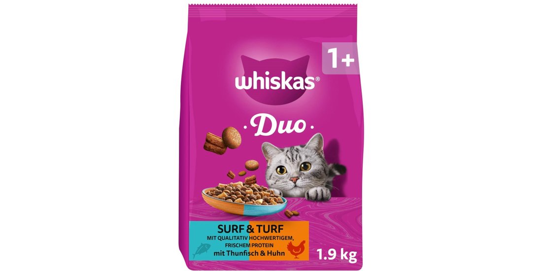 Whiskas 1+ Duo Surf & Turf Tonno e Pollo – Set…