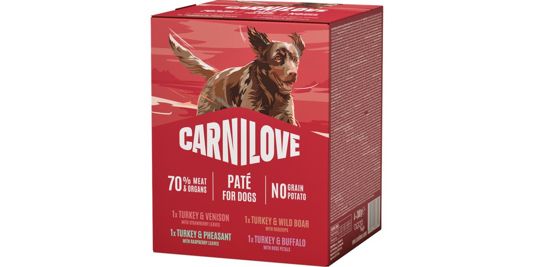 Carnilove Dog – Paté in Buste 4 x 300 g Mix di…
