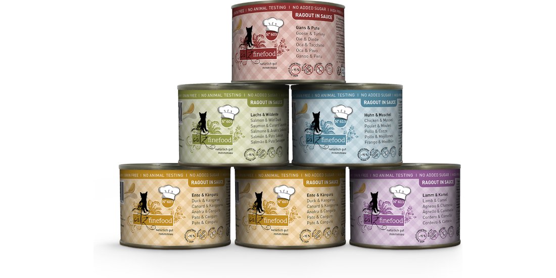 catz finefood Ragout 6 x 190 g – Mix (5 varianti…