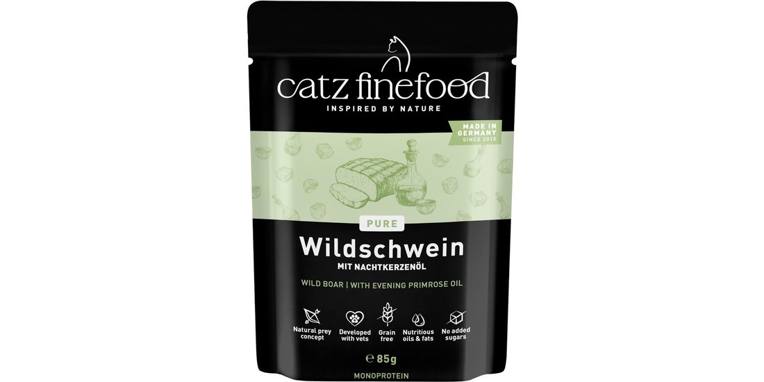 catz finefood Pure in busta 24 x 85 g – Cinghiale…
