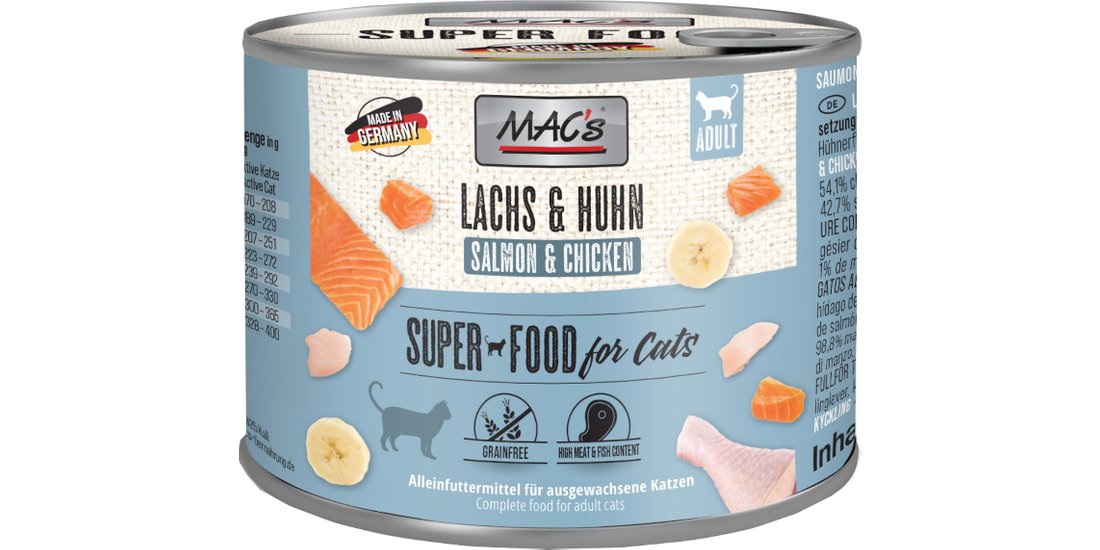 MAC’s Cat 12 x 200 g – Salmone & Pollo