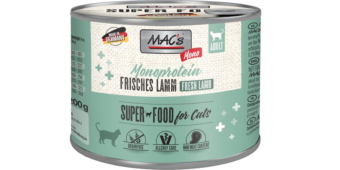 MAC’s Cat Mono Sensitive 12 x 200 g Alimento …