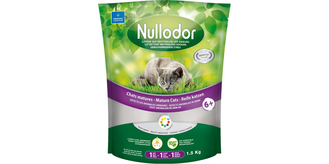 Lettiera Nullodor Mature Cats – 15 kg (3 l)