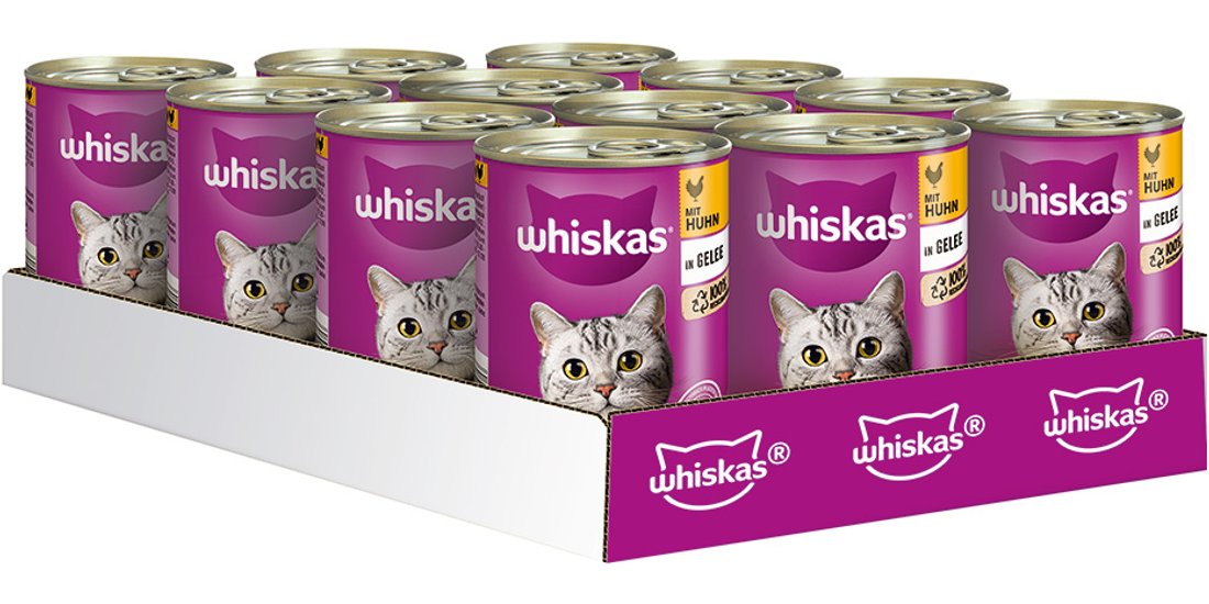 Whiskas 1+ lattine 24 x 400 g Umido per gatto…