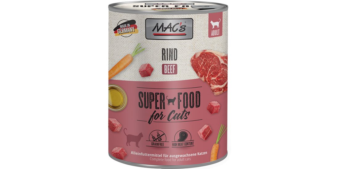 MAC’s Cat 12 x 800 g – Mix Carne (6xManzo 6xAnatra…