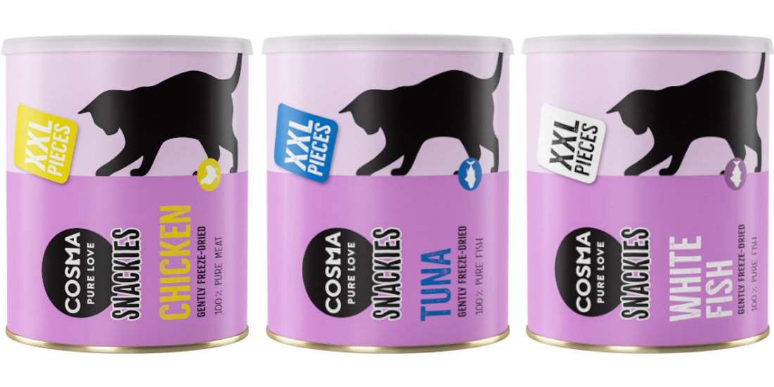 Multipack Risparmio! 3 x Cosma Snackies XXL Maxi…