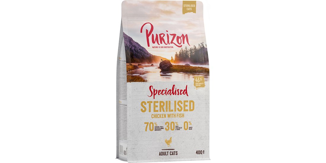 Purizon Crocchette per gatto – 400 g crocchette…