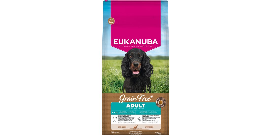 Eukanuba Grain Free Adult Selvaggina – 12 kg