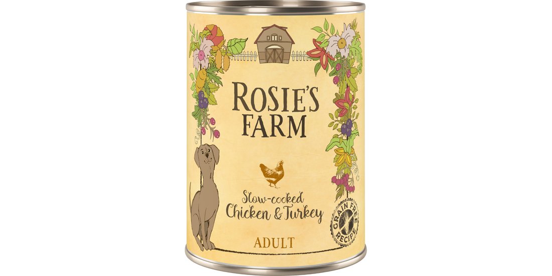 Rosie’s Farm Adult 24 x 400 g umido cane – Mix…