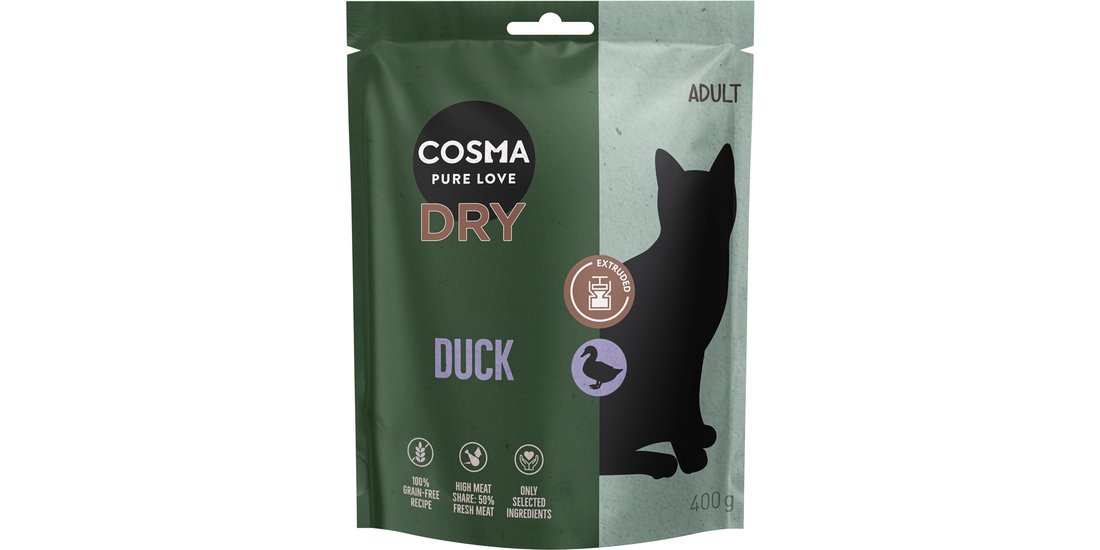 Cosma Extruded Anatra Crocchette gatto – 400 …