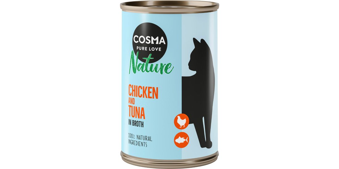 Cosma Nature 24 x 140 g Alimento umido per gatti…