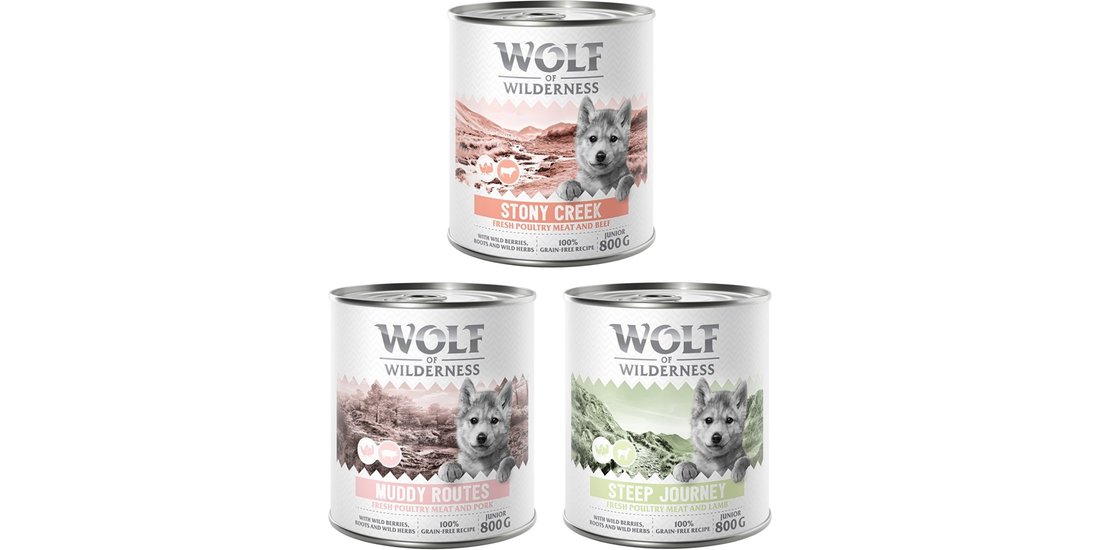 Wolf of Wilderness Junior “Expedition” 6 x 800…