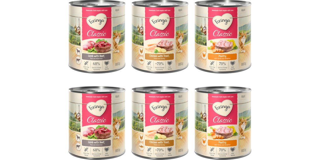 Feringa Classic Meat Menù 6 x 800 g Pacco misto…