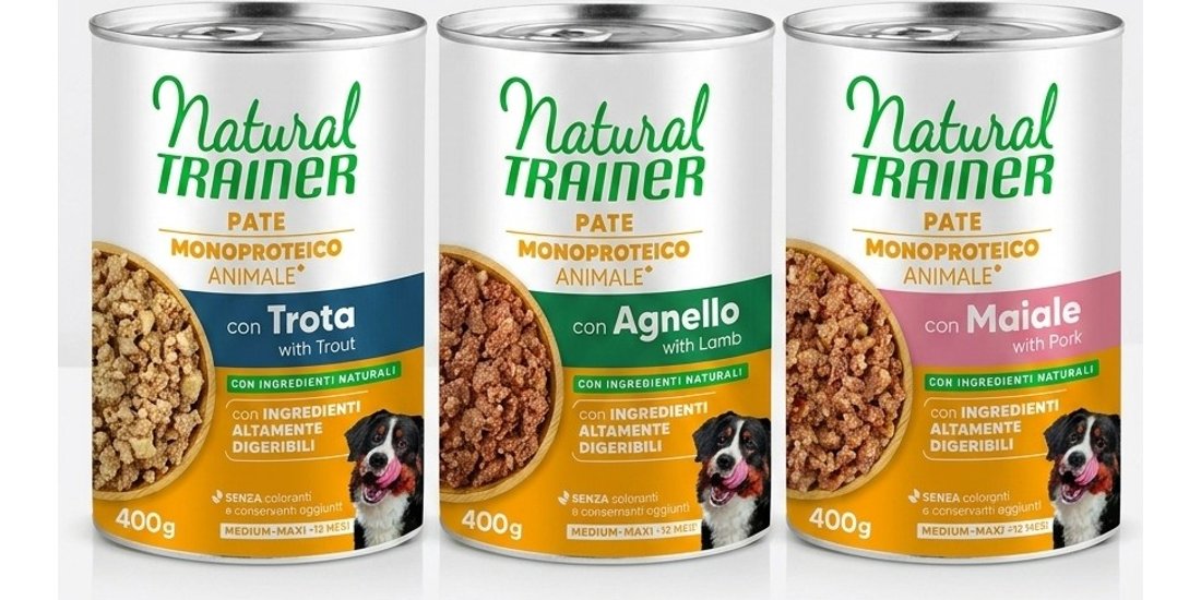 Natural Trainer Pate Monoproteico Medium & Maxi…