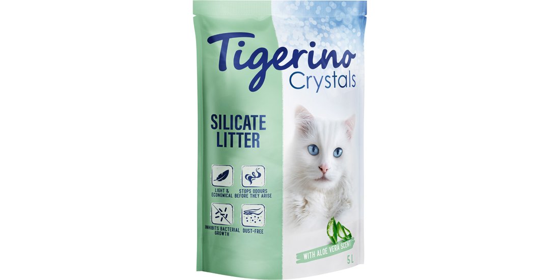Lettiera Tigerino Crystals – Aloe Vera – Set…