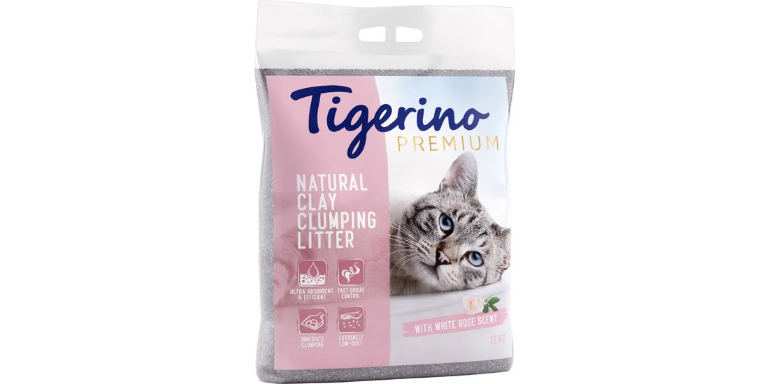Lettiera Tigerino Premium – alla rosa bianca – …
