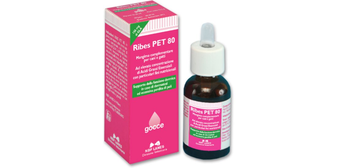Ribes Pet 80 Gocce per pelle e pelo – Set %: …