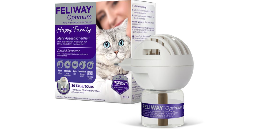 Feliway Optimum – Set %: 3 x 48 ml Ricarica per…