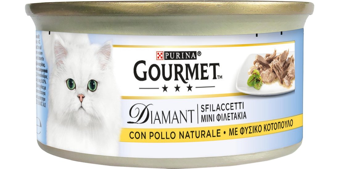 Gourmet Diamant 24 x 85 g – Sfilaccetti con Pollo…