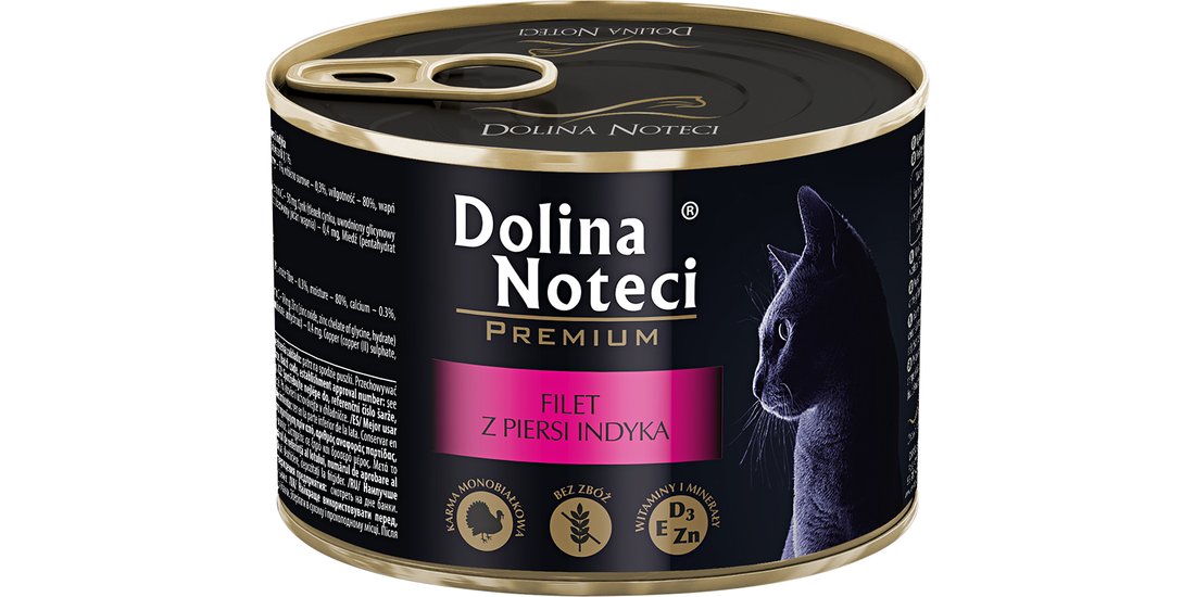Dolina Noteci Premium Filetti 24 x 185 g – Tacchino…