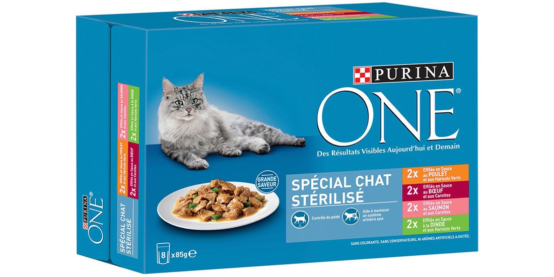 PURINA ONE Sterilised Umido per gatto – 8 x 85…