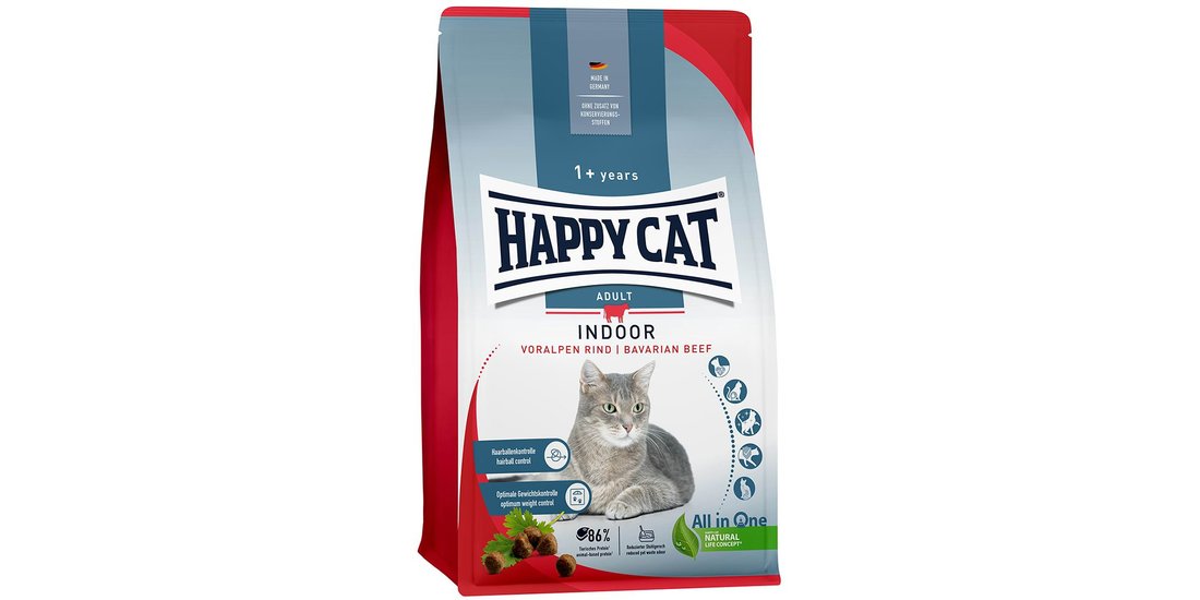 Happy Cat Indoor Manzo delle Prealpi – 13 kg