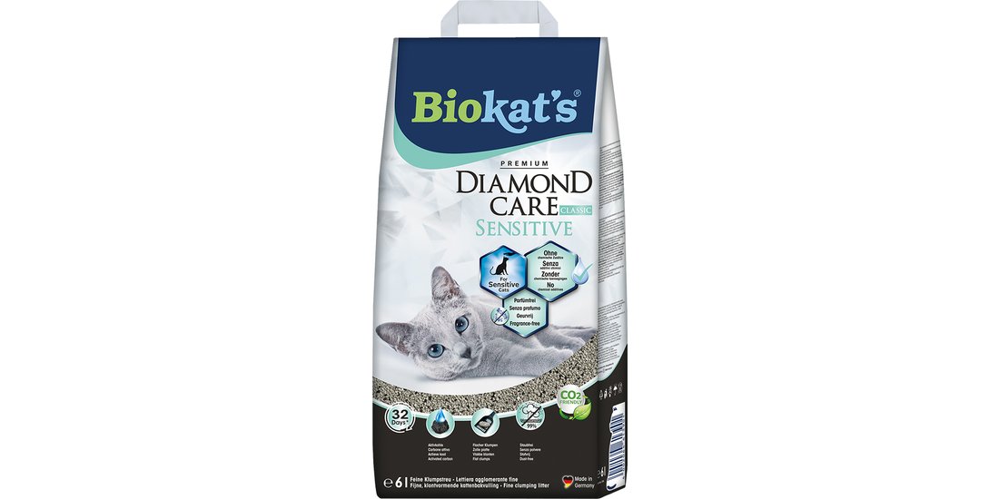 Lettiera Biokat’s Diamond Care Sensitive Classic…
