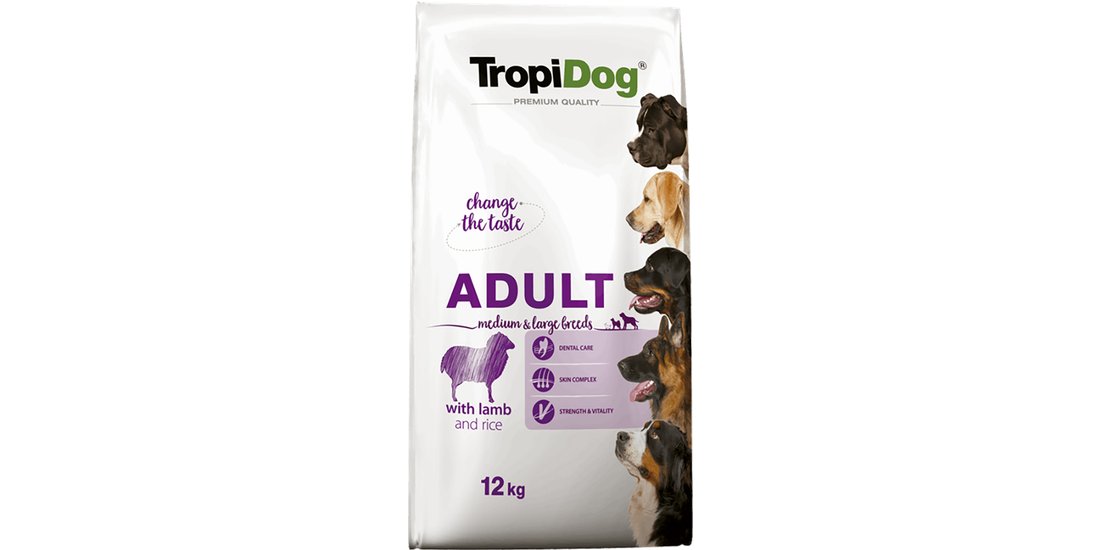 Tropidog Premium Adult Medium/Large Agnello e…