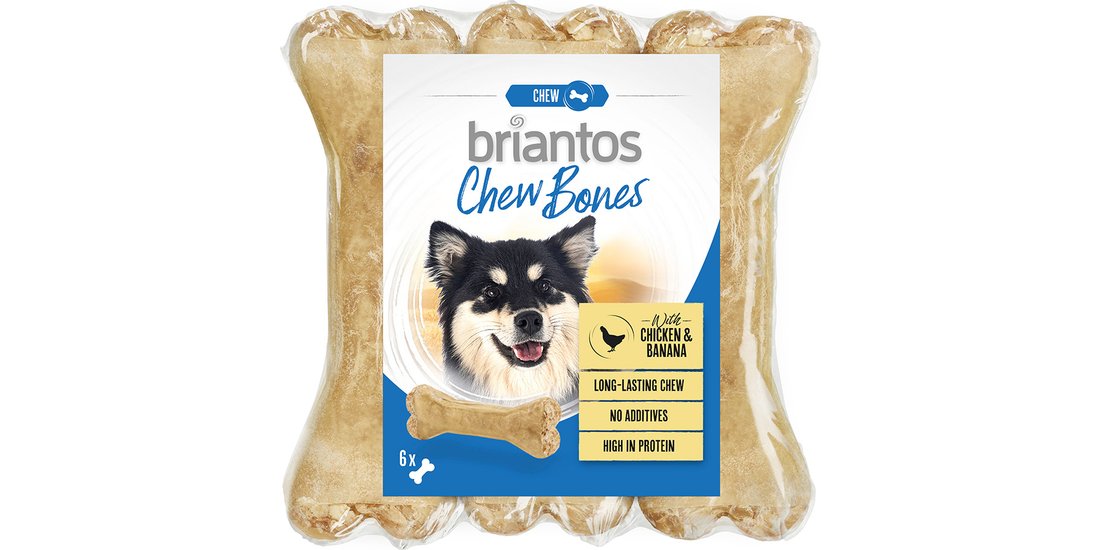 Briantos Chew Bones con Pollo e Banana Snack …