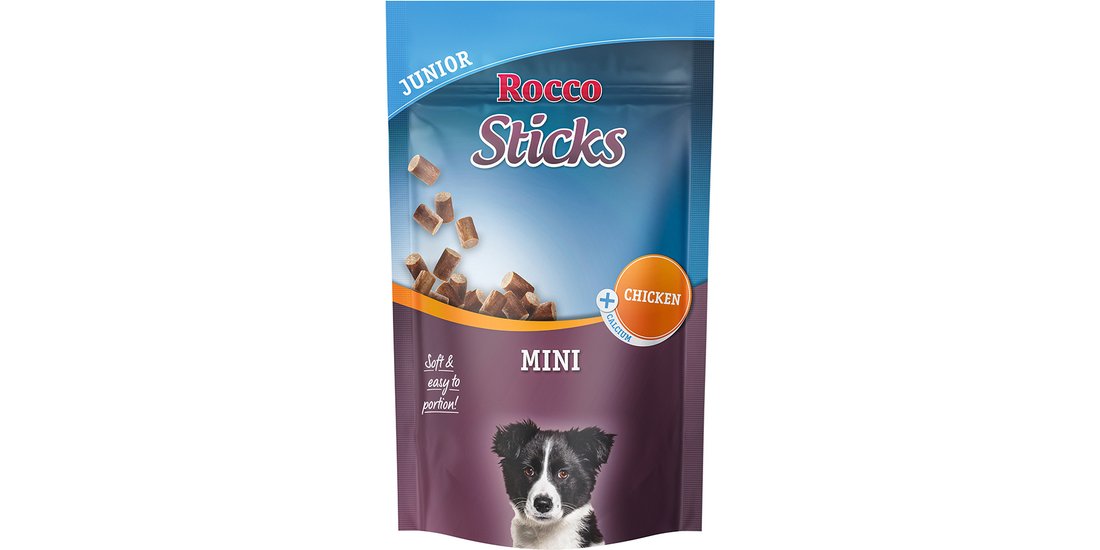 Rocco Sticks Mini Snack per cane – 70 g Junior…