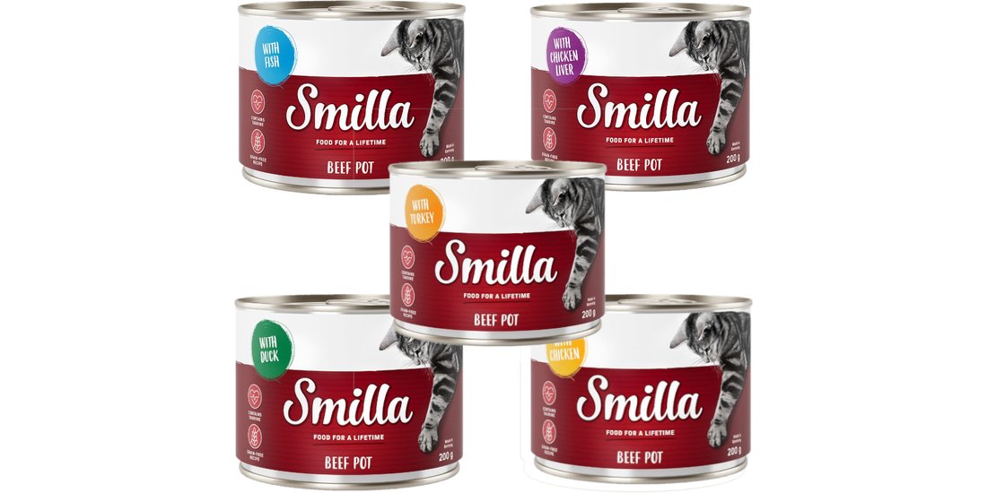 Set prova! Smilla Delizie al Manzo umido gatto…