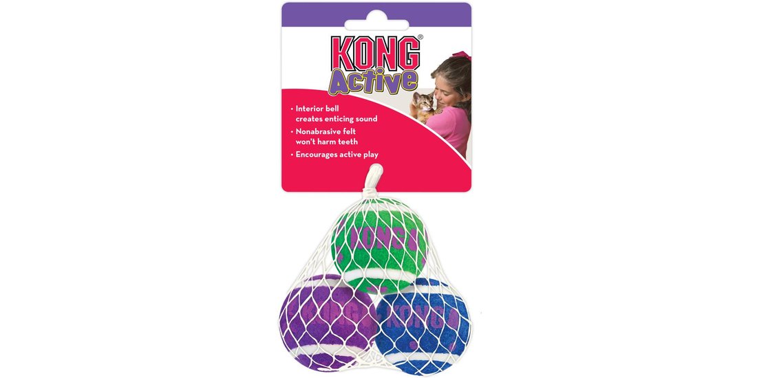 KONG Active Palline da tennis con campanelline…
