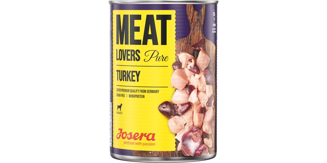 Josera Meatlovers Pure 12 x 400 g – Tacchino