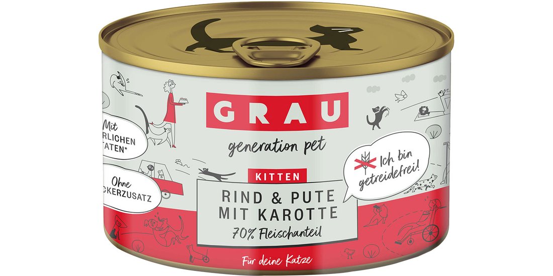 GRAU Grandi Golosi Kitten senza cereali 6 x 200…