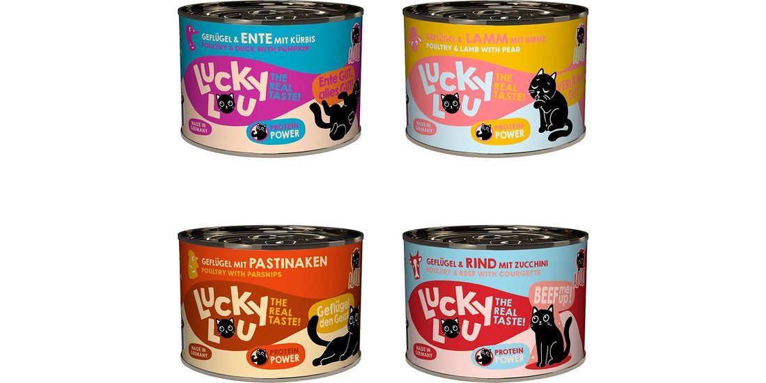 Set prova misto! Lucky Lou Adult 6 x 200 g umido…