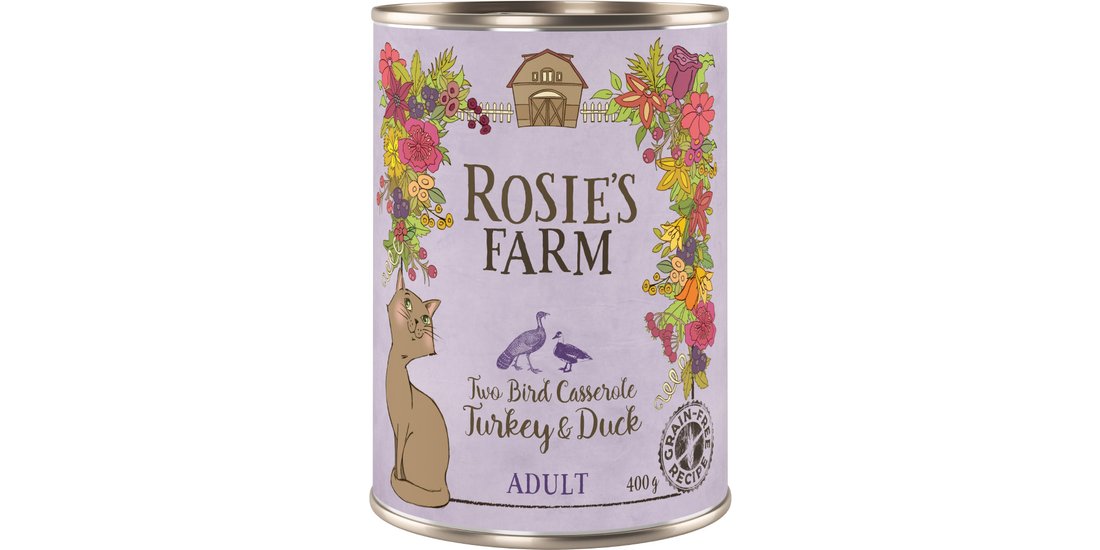 Rosie’s Farm Adult 12 x 400 g umido per gatti…