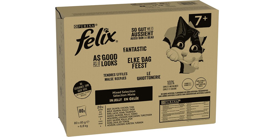Felix Le Ghiottonerie in Gelatina 80 x 85 g umido…