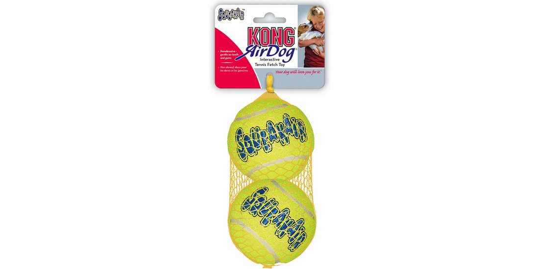 KONG Palline SqueakAir – L: pacco da 2