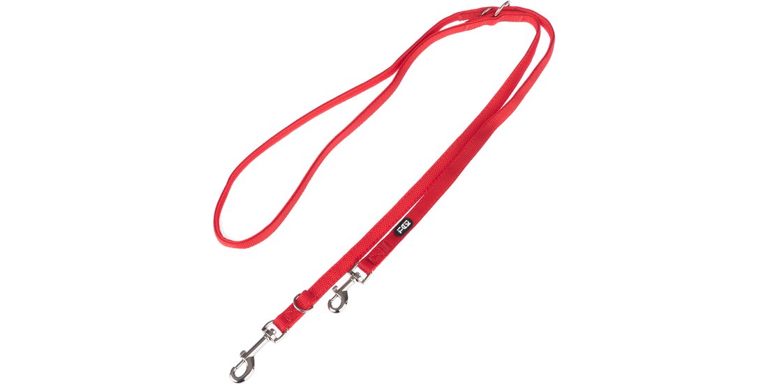 Guinzaglio in maglia TIAKI rosso – L 2 m x H …
