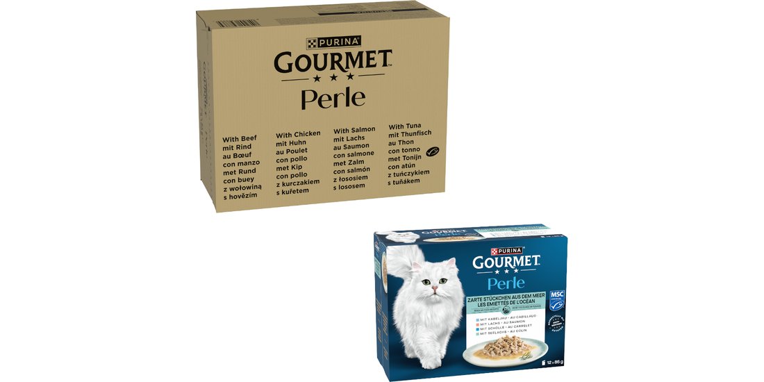 96 x 85 g Purina Gourmet Perle + 12 x 85 g Trancetti…