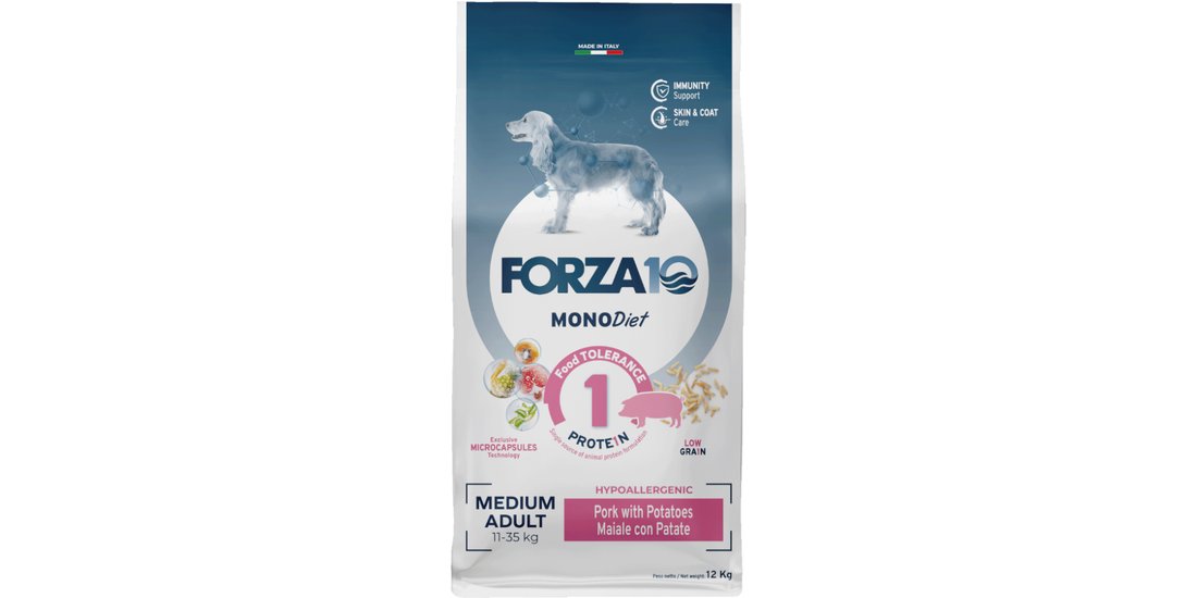 Forza10 Medium Diet Low Grain al Maiale Crocchette…