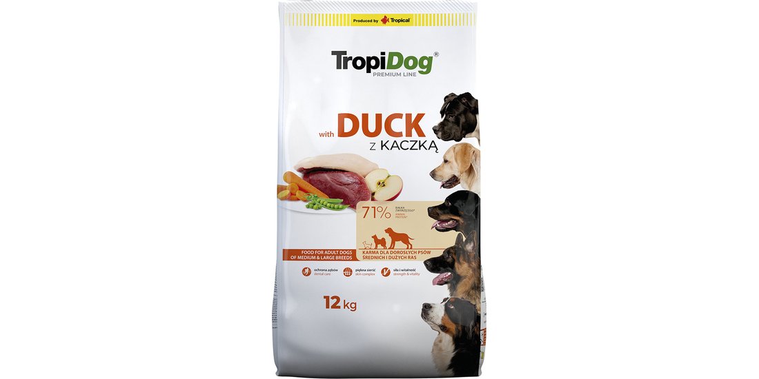 Tropidog Premium Adult Medium/Large Anatra & …