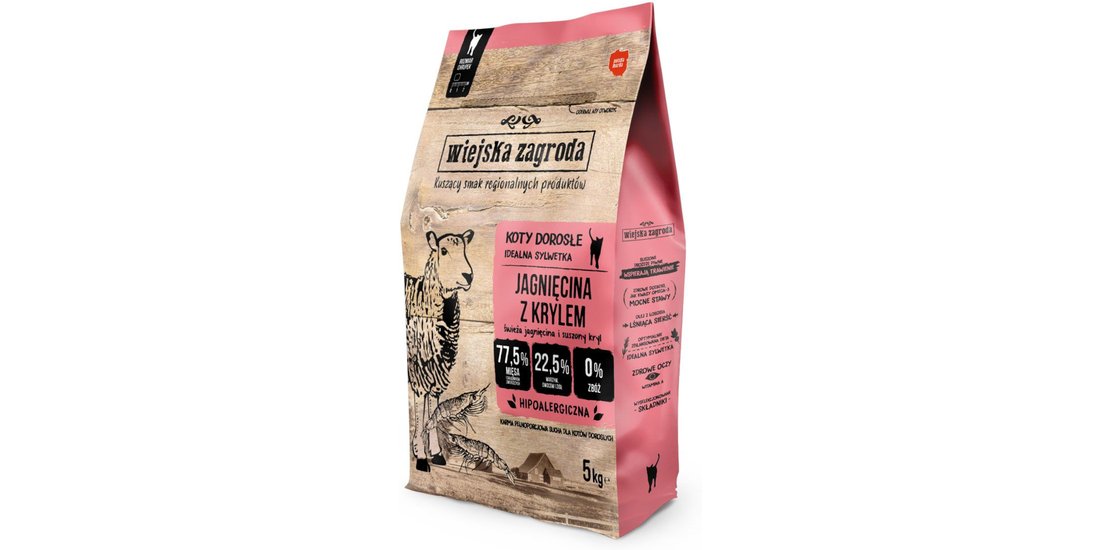 Wiejska Zagroda Cat Agnello con Krill – Set %: …