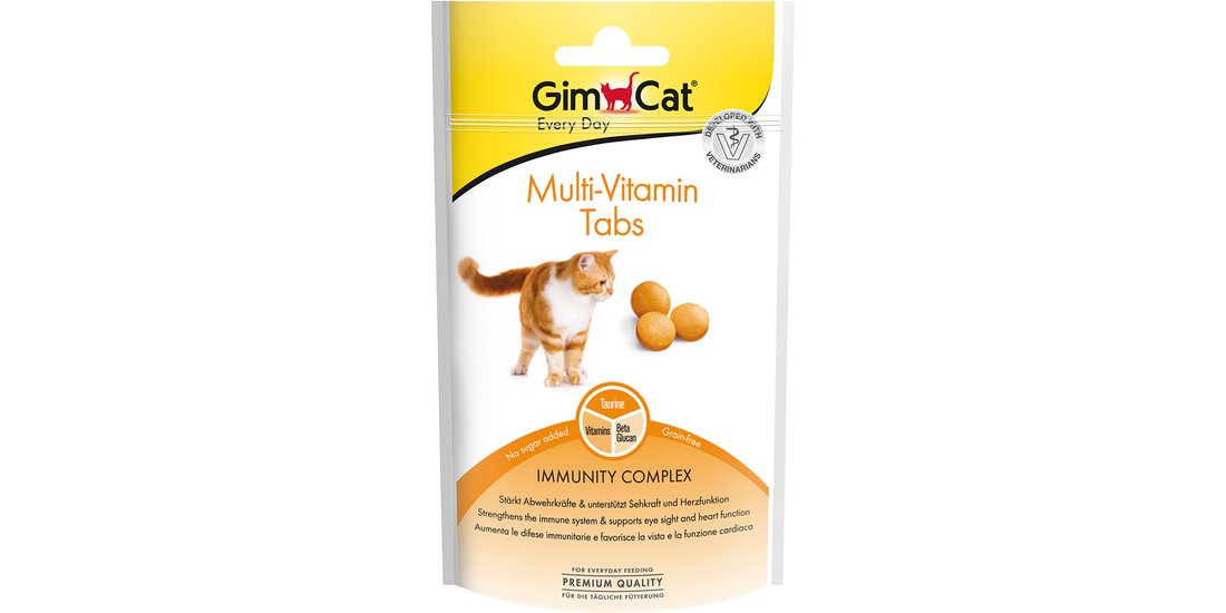 GimCat Multi-Vitamin Tabs Snack per gatto – Set…