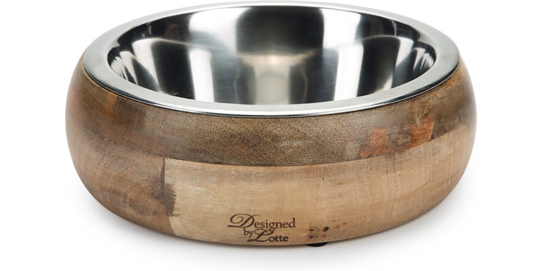 Ciotola in legno e acciaio Designed by Lotte …