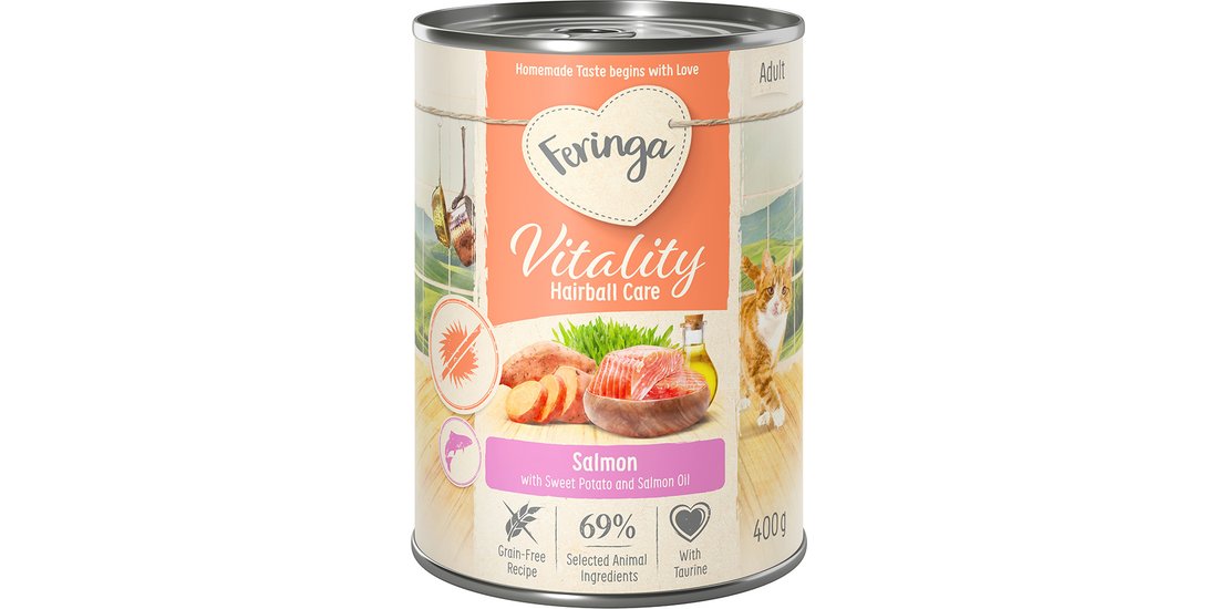 Feringa Vitality Hairball Care Salmone – 6 x …