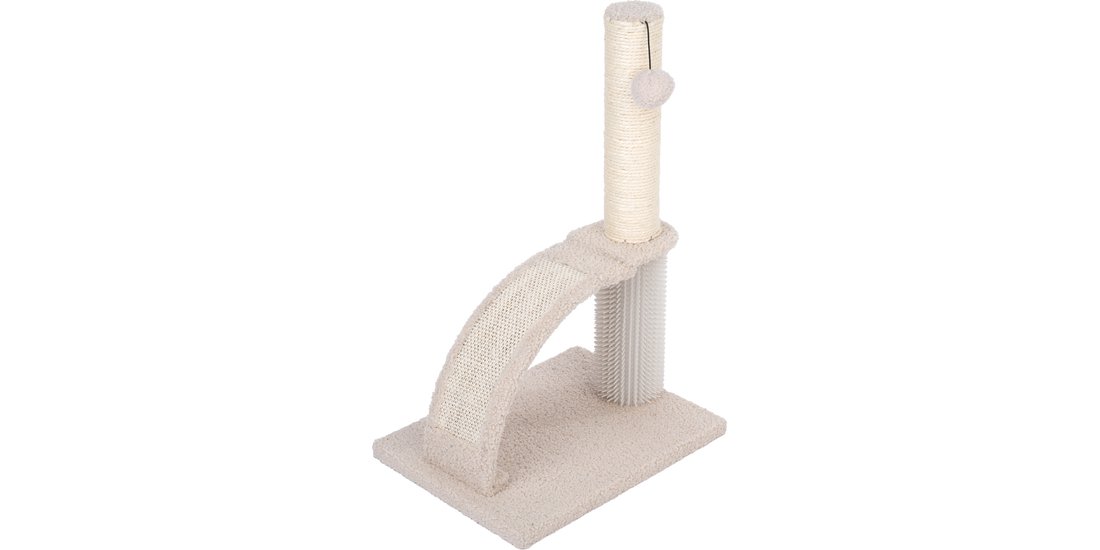 Tiragraffi TIAKI Shearly con graffiatoio – beige…